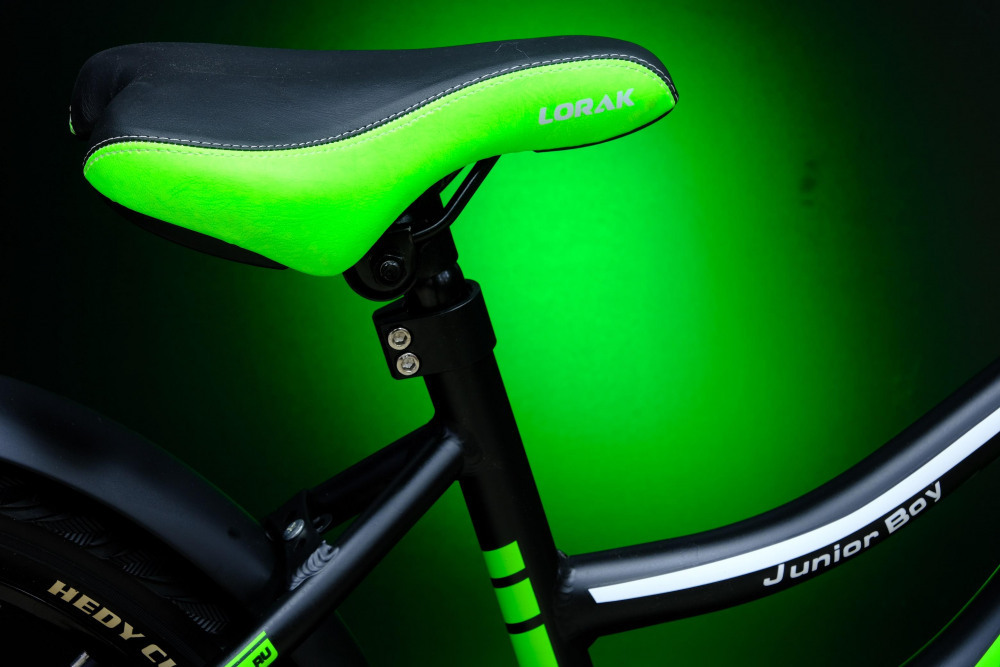 Lorak Junior 20 Boy Матовый Чёрный/Зелёный