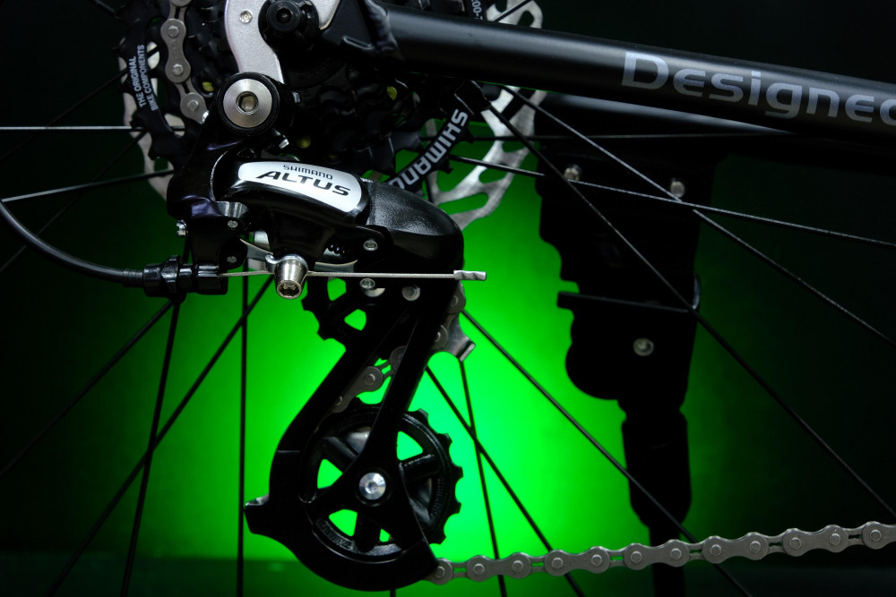 Lorak 2.0 Матовый Чёрный/Зелёный рама 17 (на рост 155-173) (27.5)