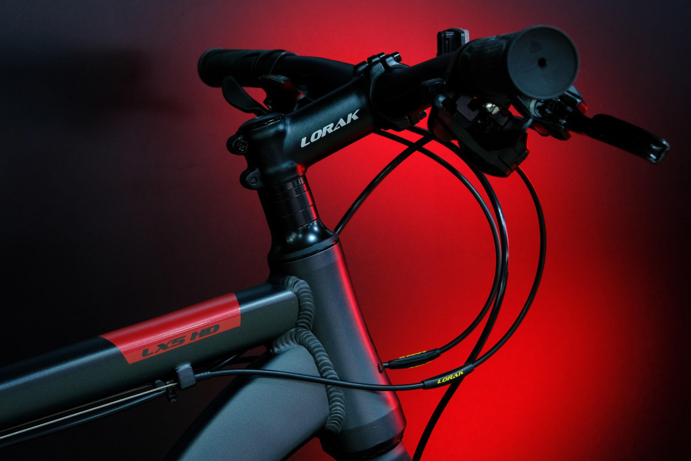 Lorak LX5 HD Матовый Чёрный/Серый рама 21 (на рост 183-190)