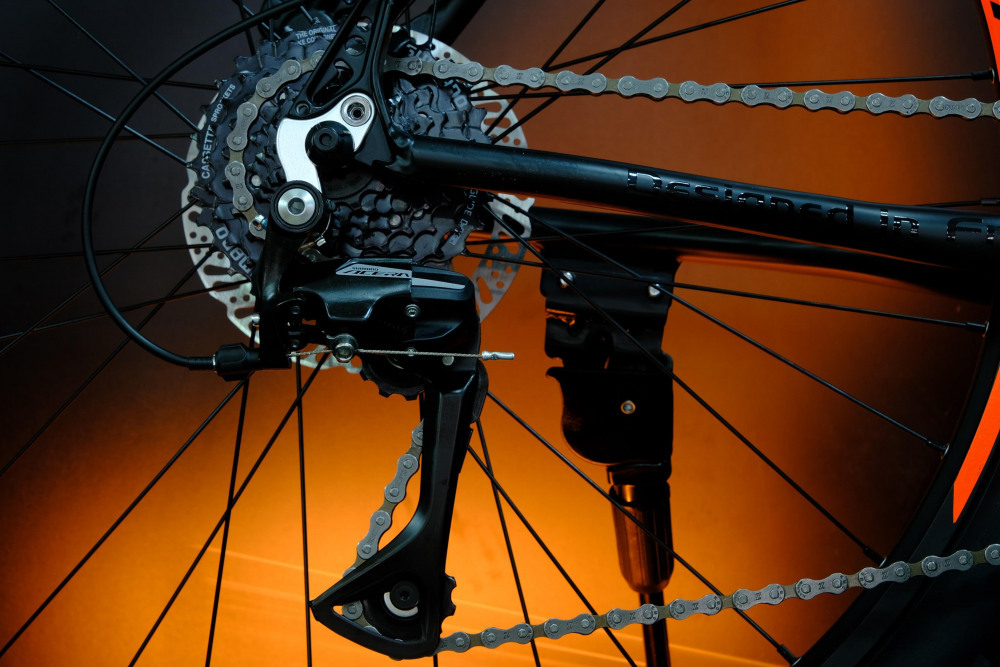 Lorak 6.0 Матовый Чёрный/Оранжевый рама 19 (на рост 171-182)